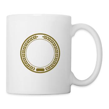 Medal, Award, Trophy, Winner, Sports, Wreath - Tasse - Weiß - Rechts