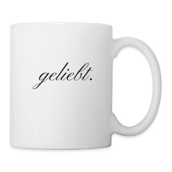 geliebt. - Tasse - Weiß - Rechts