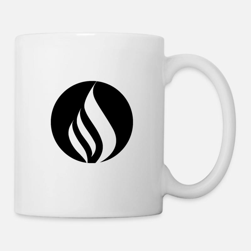 Flamme - Mug blanc - blanc