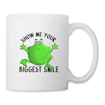 Laugh - frog - Mug - white - Right