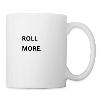 Rouler plus. - Mug blanc - blanc - Droite