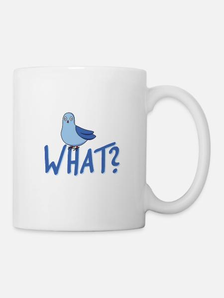 Quelle colombe - Mug blanc - blanc