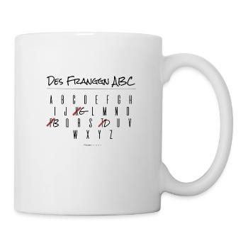 Des Franggn ABC - Franken Statements - Tasse - Weiß - Rechts