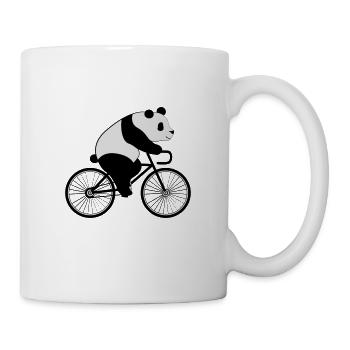 Panda Bicycle - Mug blanc - blanc - Droite