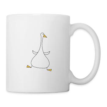 jumping goose - Mug - white - Right