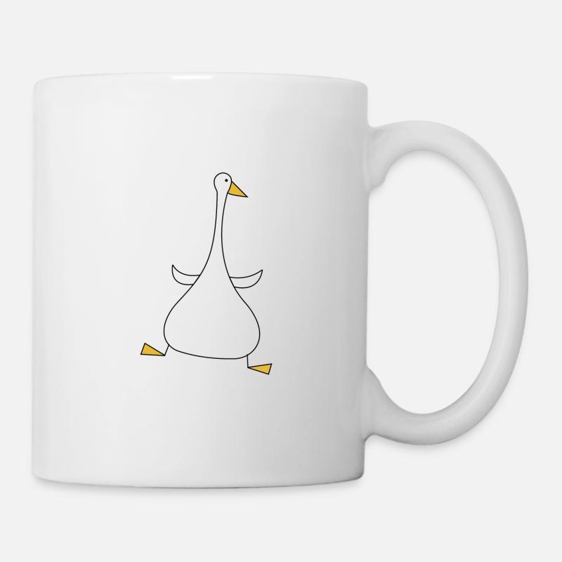 jumping goose - Mug - white
