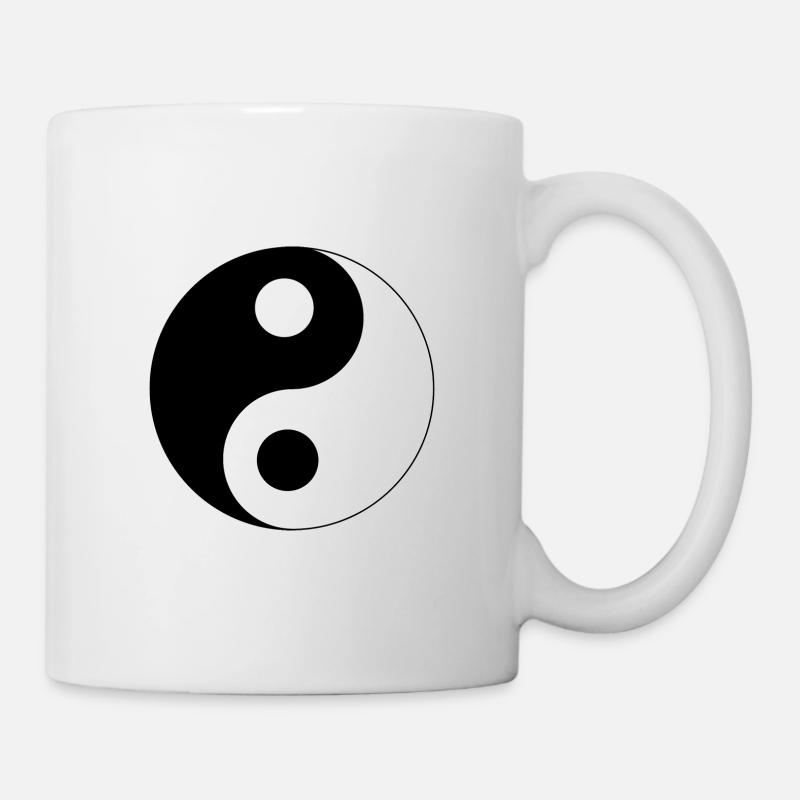 YIN-YANG - Tasse - Weiß