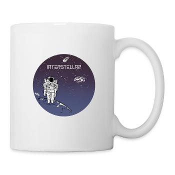 Interstellaire astronaute en orbite - Mug blanc - blanc - Droite