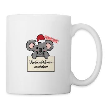 Weihnachtsbaum Umschubser Koala - Tasse - Weiß - Rechts