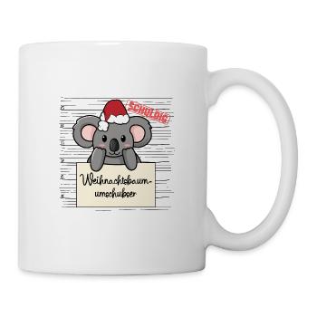 Weihnachtsbaum Umschubser Koala - Tasse - Weiß - Rechts