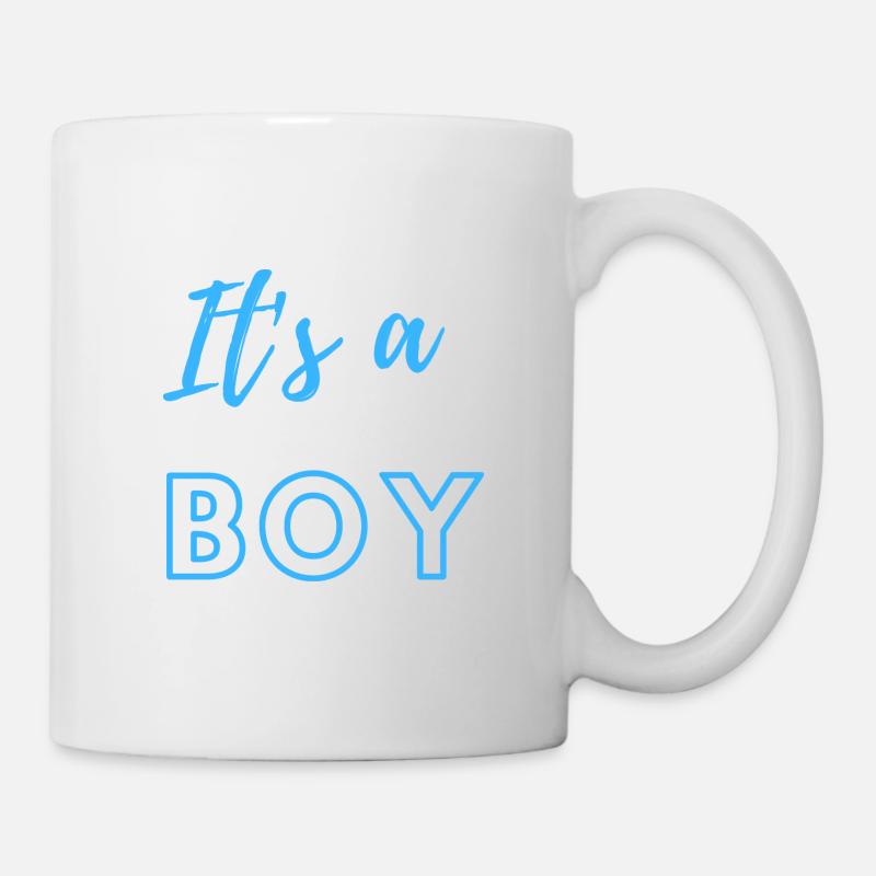 Annonce de bébé - Garçon - Grossesse - Mug blanc - blanc