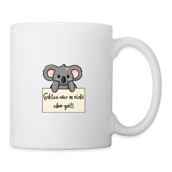 Koala lustiger Spruch humor Gefängnisbild - Tasse - Weiß - Rechts