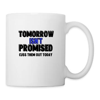 FUCK THIS SHIT Lustig Sarkasmus T-Shirt - Tasse - Weiß - Rechts