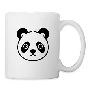 Panda - Tasse - Weiß - Rechts