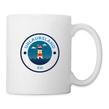 Urlaubsland Schleswig-Holstein - Tasse - Weiß - Rechts