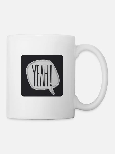 Yeah - Tasse - Weiß