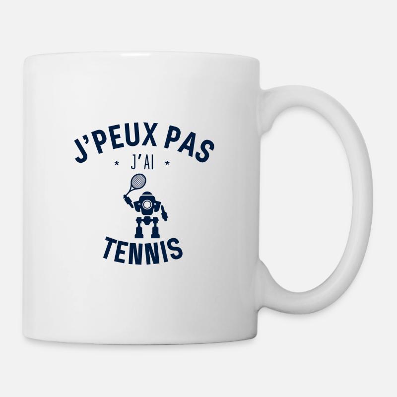 J Peux Pas J Ai Tennis - Mug blanc - blanc