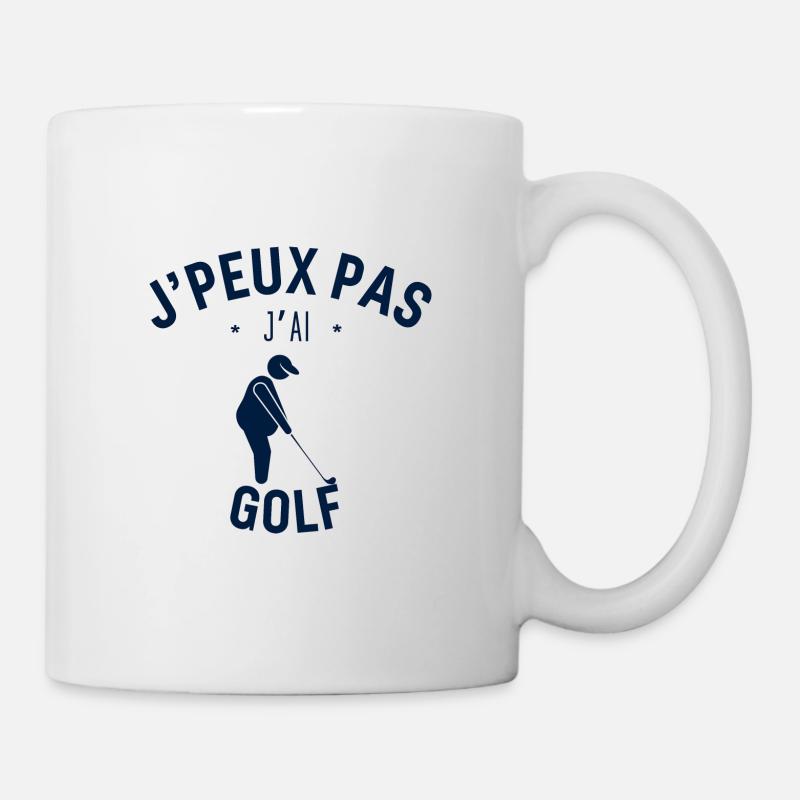 J peux pas j ai Golf - Mug blanc - blanc