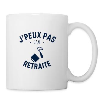 J peux pas j ai Retraite - Mug blanc - blanc - Droite