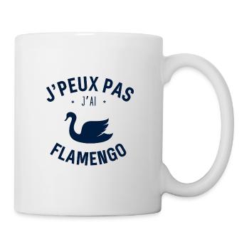 J peux pas j ai Flamengo - Mug blanc - blanc - Droite