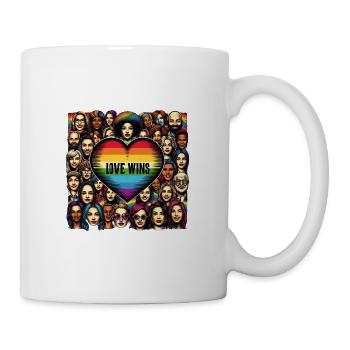 Love Wins LGBT Pride Month Celebration - Mug - white - Right