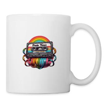 Pride Tunes Rainbow Cassette Design - Mug - white - Right