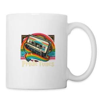 Conception de cassette rétro Pride Tunes - Mug blanc - blanc - Droite