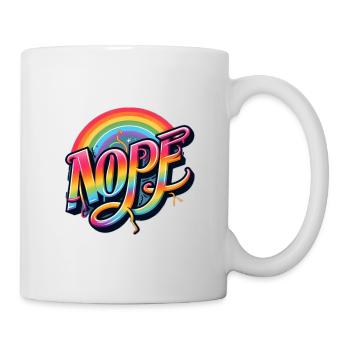 Nope - Tasse - Weiß - Rechts
