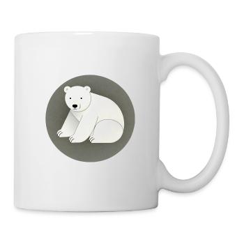 Süßer Eisbär - Tasse - Weiß - Rechts