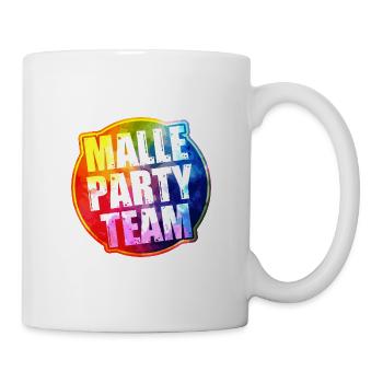 Malle Party Team Bunt - Tasse - Weiß - Rechts