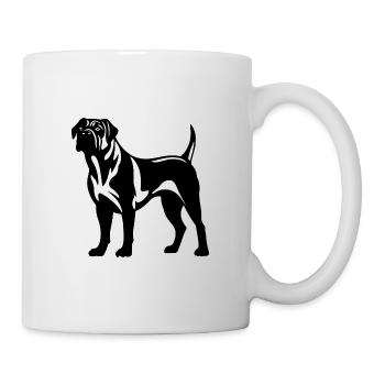 Chien Bullmastiff - Mug blanc - blanc - Droite