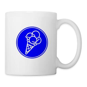 Eicreme Eis Sommer - Tasse - Weiß - Rechts