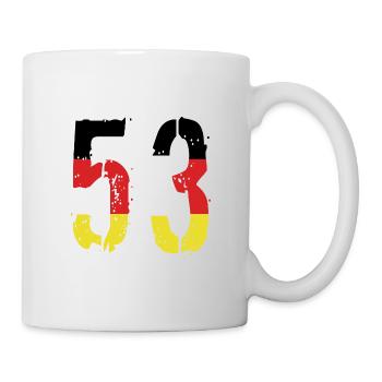 53 Number Germany Jersey - Mug - white - Right
