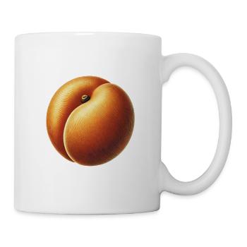 Apricot Retro Look Fruit Collection - Mug - white - Right