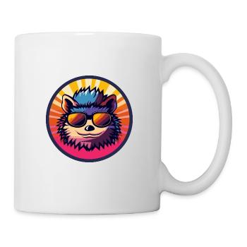 Hedgehog Comic Cool Summer - Mug - white - Right