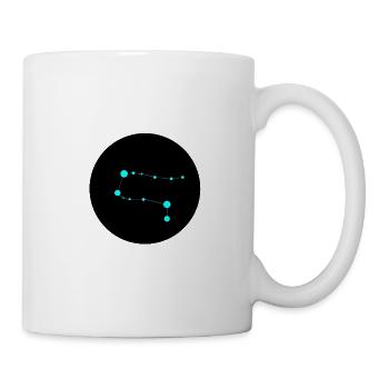 Sternzeichen Zwillinge - Tasse - Weiß - Rechts