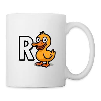 Pension Duck Retirement Grandpa Grandma - Mug - white - Right