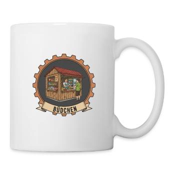 Büdchen sales booth illustration - Mug - white - Right