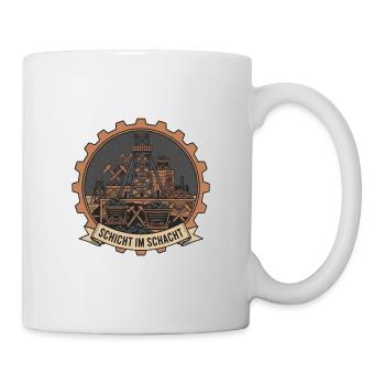 Décalage dans le puits de la mine - Mug blanc - blanc - Droite