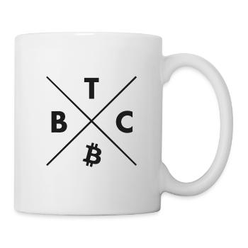 Chemise Bitcoin Logo Bitcoin Merch - Sweat à capuche Bitcoin - Mug blanc - blanc - Droite