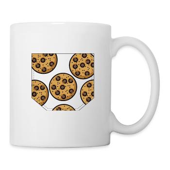 Idée cadeau Biscuits de poitrine - Mug blanc - blanc - Droite