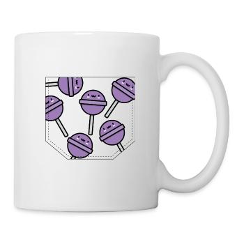 Breast pocket lolly gift idea - Mug - white - Right