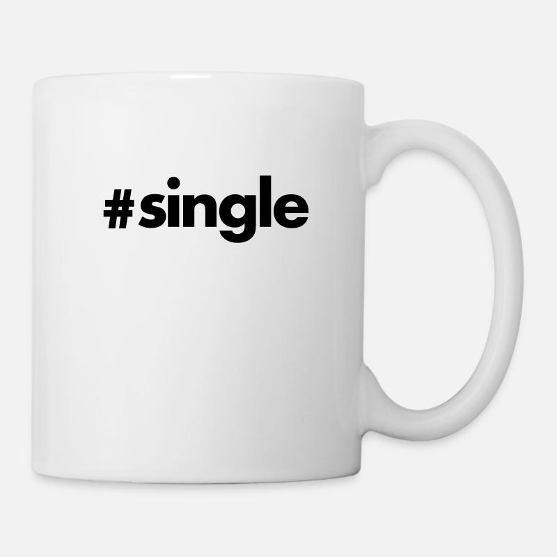 Single - Tasse - Weiß