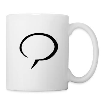 Comic speech bubble - Mug - white - Right