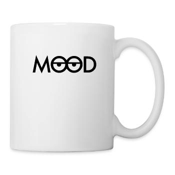 Mood Feeling Typo Eyes Moody Icons Statement - Mug - white - Right