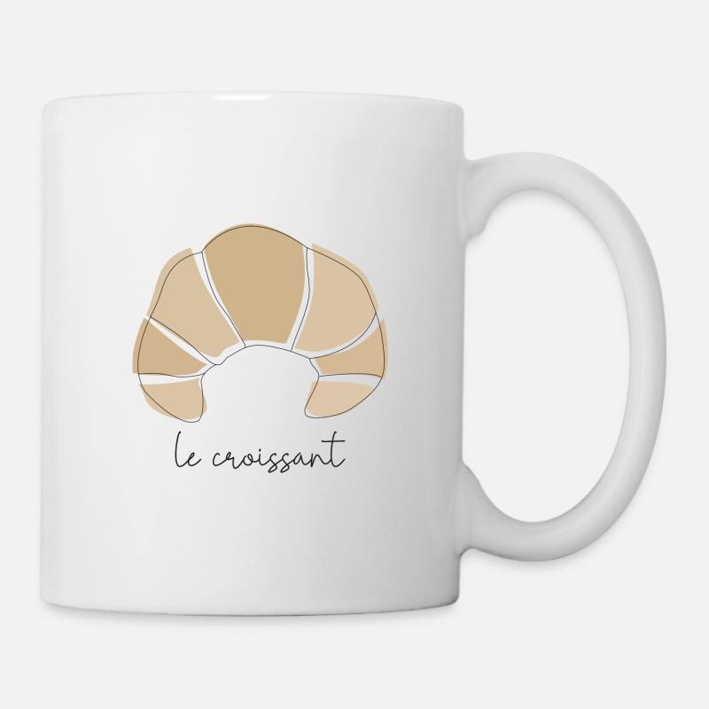 Croissant³. - Mug blanc - blanc