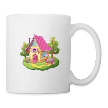Märchen Haus Cafe Konditorei Bakery Pink pink - Mug - white - Right