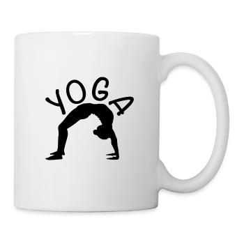 Yoga - Mug blanc - blanc - Droite