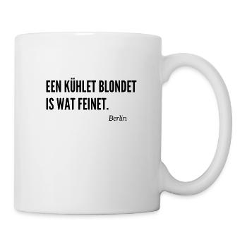 Berliner Schnauze - Tasse - Weiß - Rechts