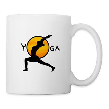 Yoga - Mug blanc - blanc - Droite